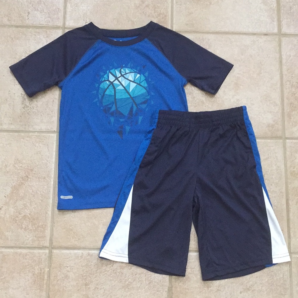 jumping beans Boys Basketball Tee Shirt and Shorts